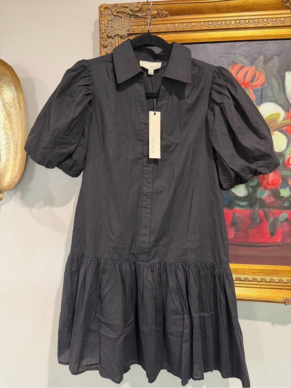 Pinch Black Midi Dress